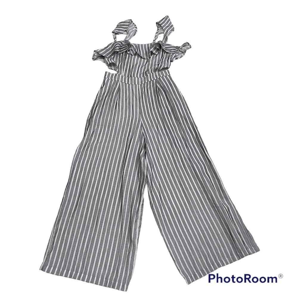 - A. Calin By Flying Tomato woman jumpsuit striped black and white size S